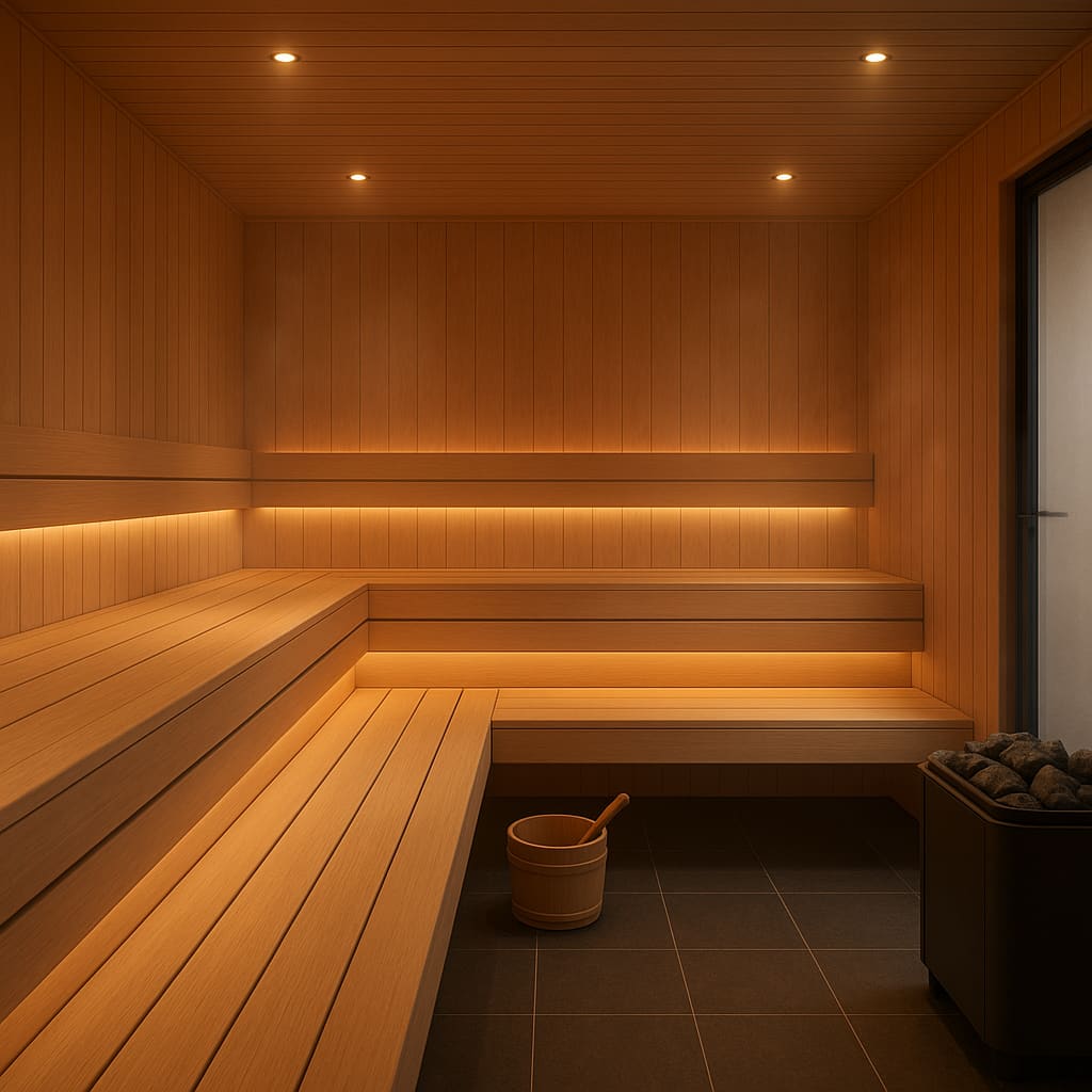 Moderner Saunabereich